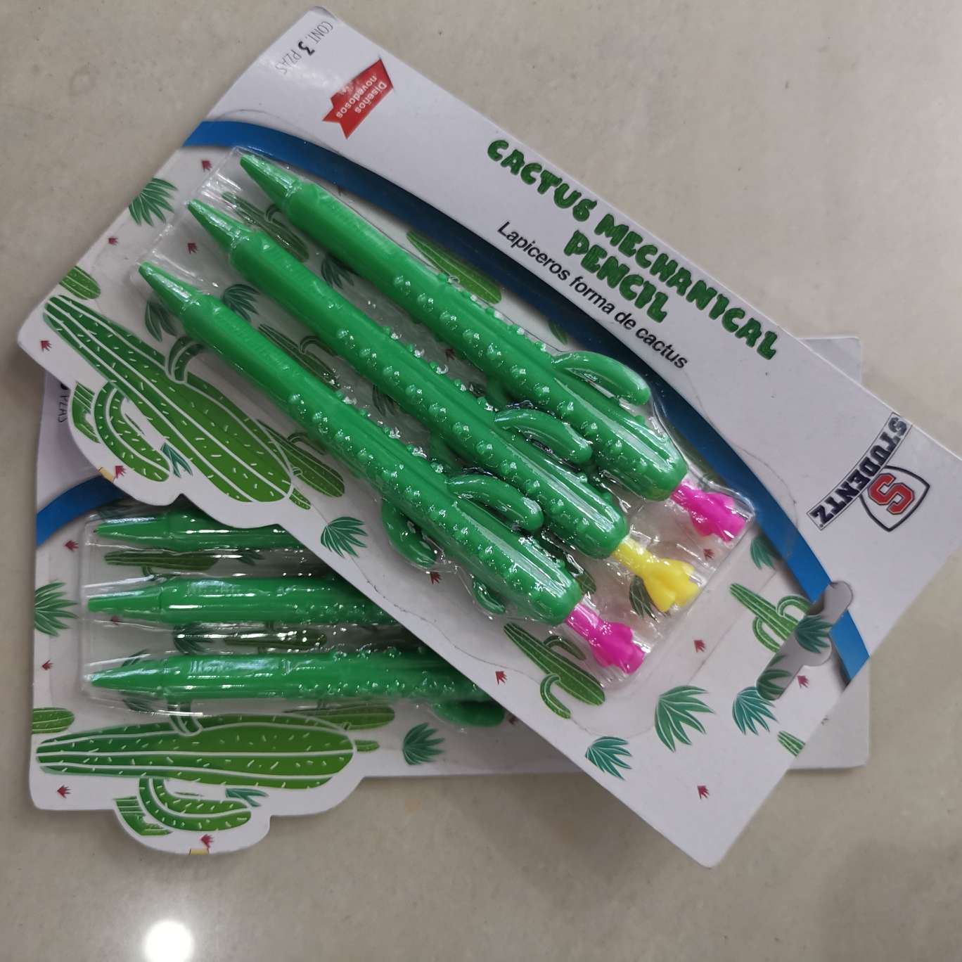 Cactus suction card soft rubber pen Specification image