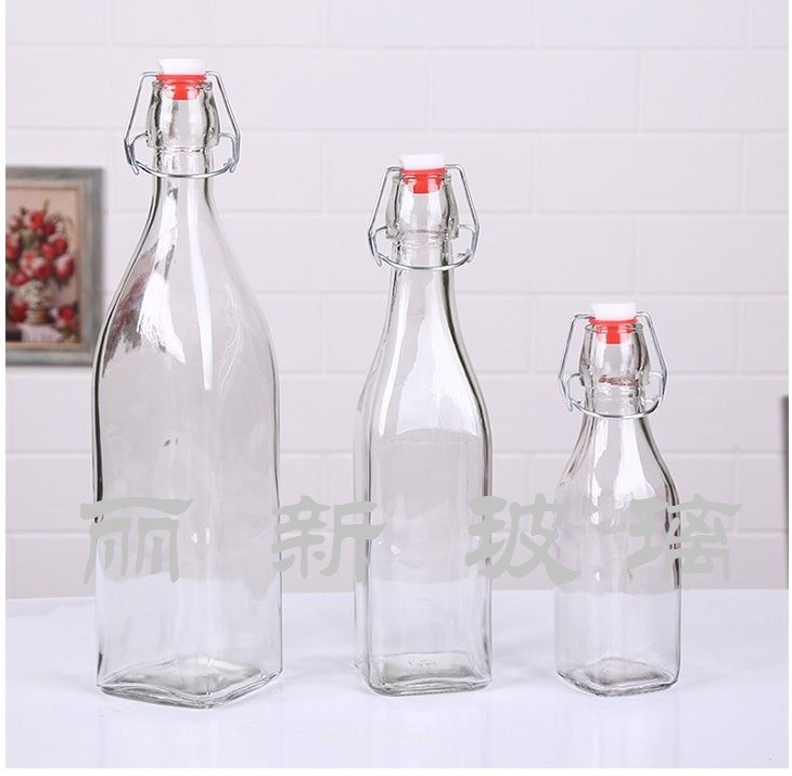 Snap-on glass bottles, beverage bottles, juice bottles, enzyme bottles, sealed cans detail image 1