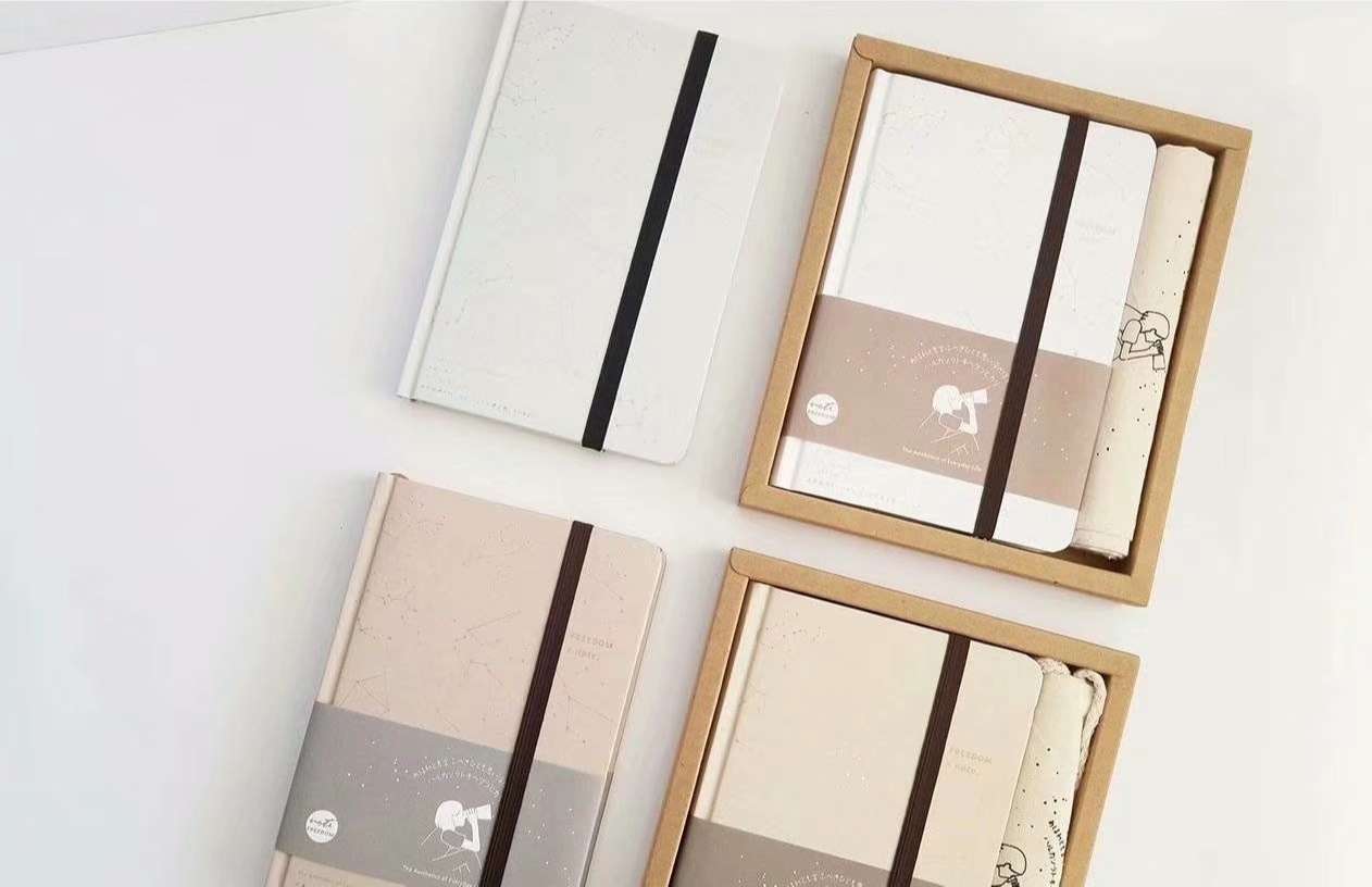 Retro style lovely diary writing book simple and fresh students ins web celebrity soft side notepad notebook stars thumbnail