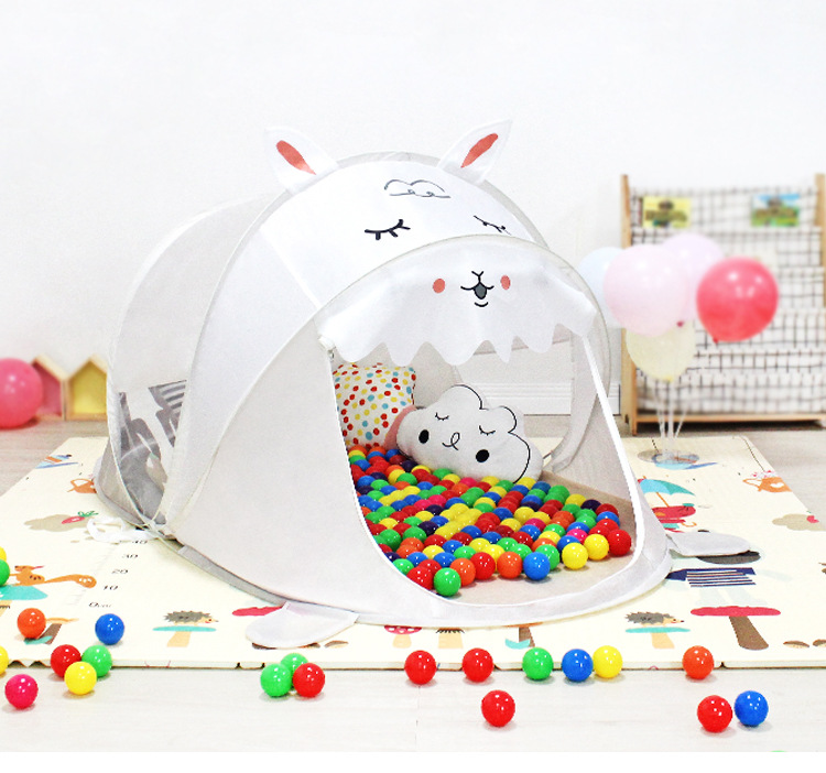 Children's indoor color-block dinosaur game tent, cartoon children's outdoor pop-up toy game house manufacturer in stock detail image 14