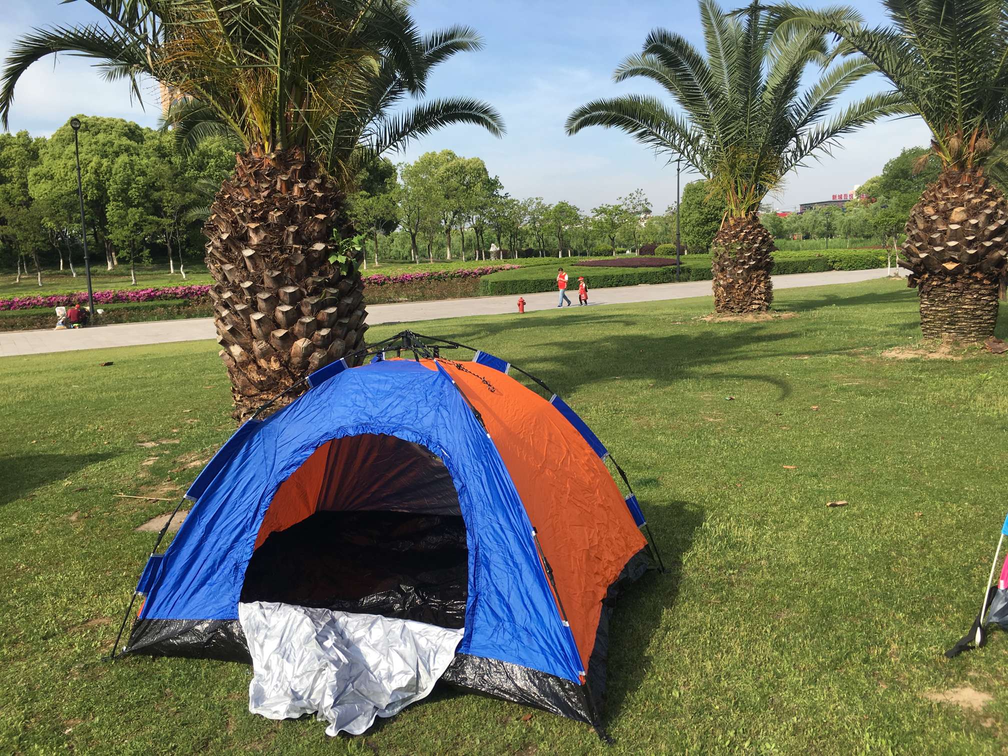 Factory direct sales of 4-person automatic single-layer tents undefined