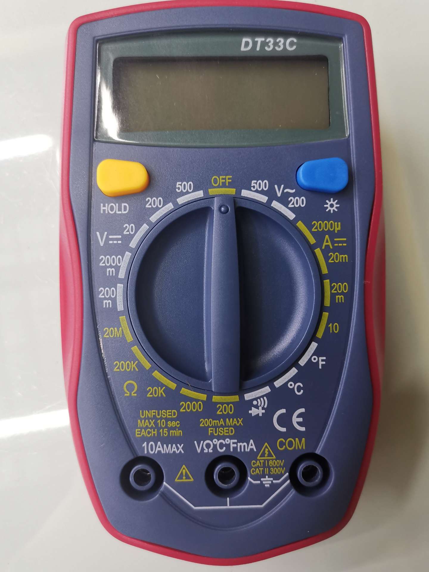 DT33C万用表 DIGITAL MULTIMETER 电测量仪器仪表 多用表 万能表 MULTIMETER