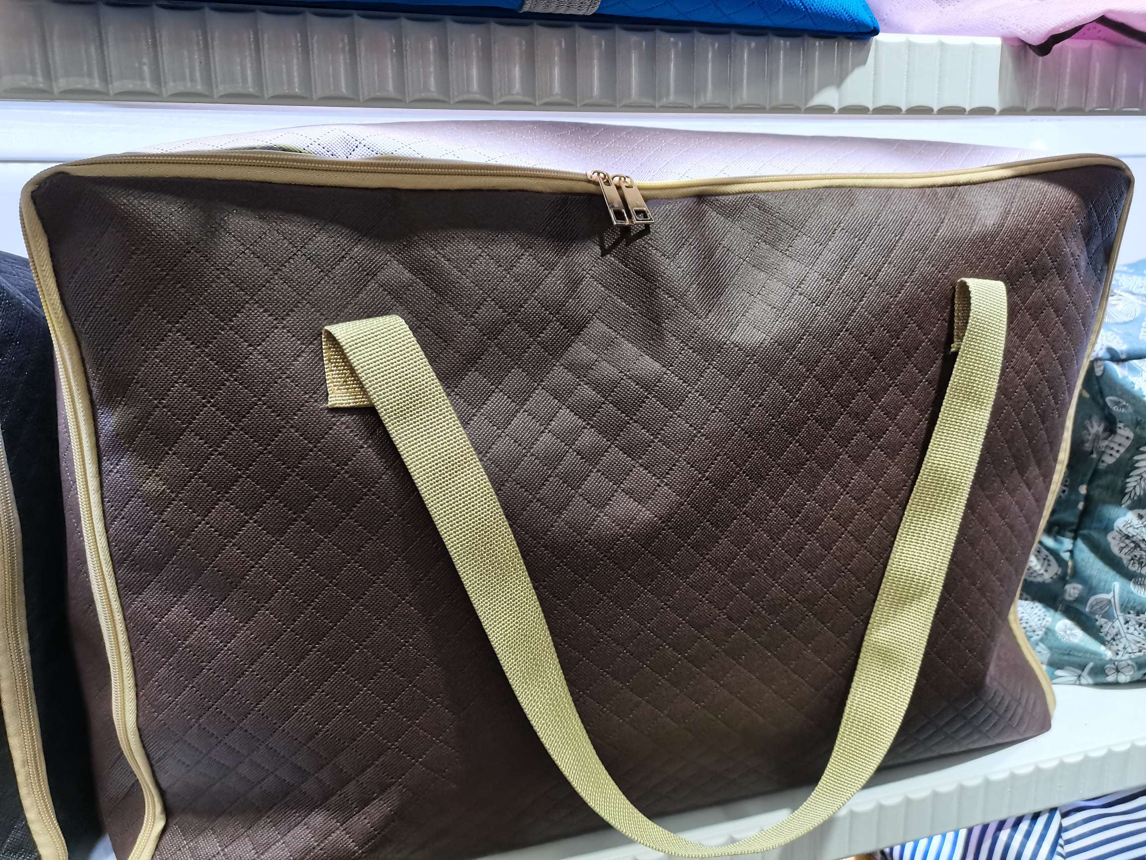 Embossed storage bag details Picture