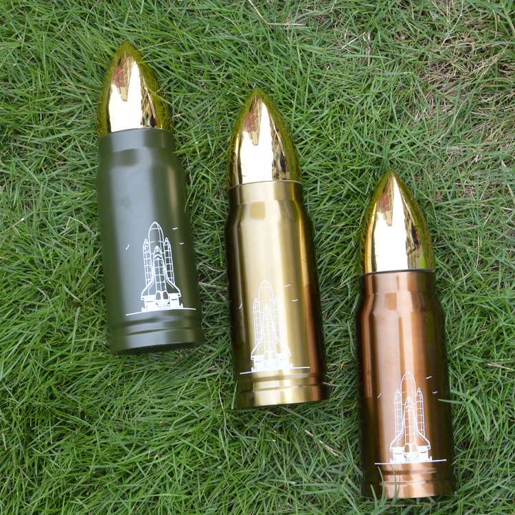 户外野营保温杯  子弹头保温杯