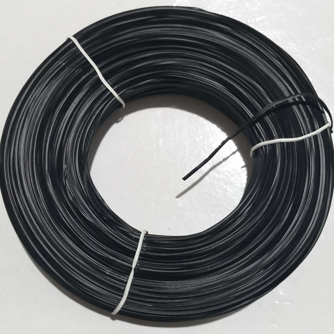 电镀锌铁丝扎线/铁扎带/包胶扎丝细节图