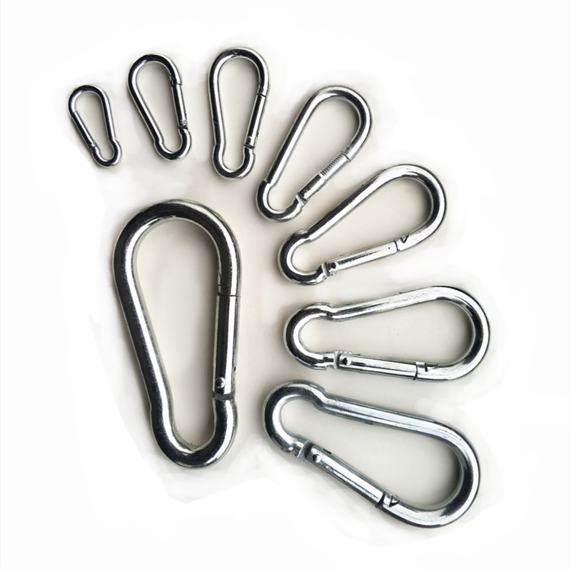 50-140MM不锈钢304锁扣大号卡扣绳扣保险扣安全扣螺母弹簧扣承重扣产品图