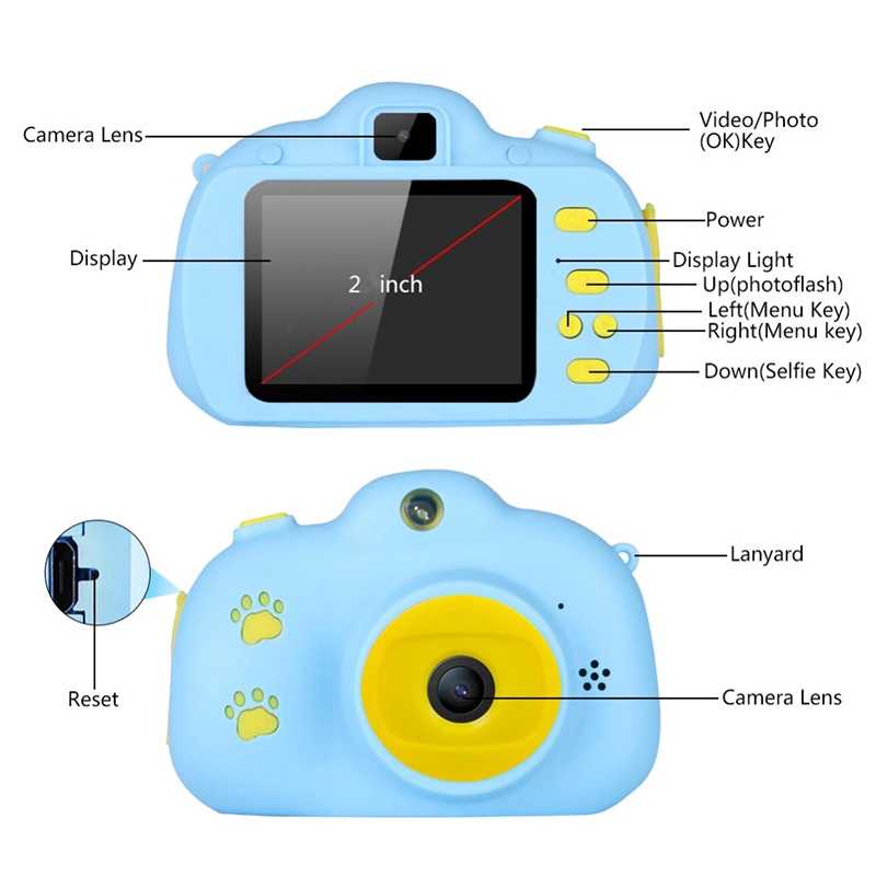 New children's camera, sports video, digital photo recorder, Christmas toys detail image 9