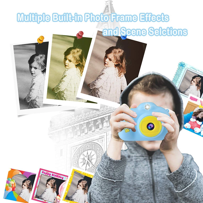 New children's camera, sports video, digital photo recorder, Christmas toys detail image 12
