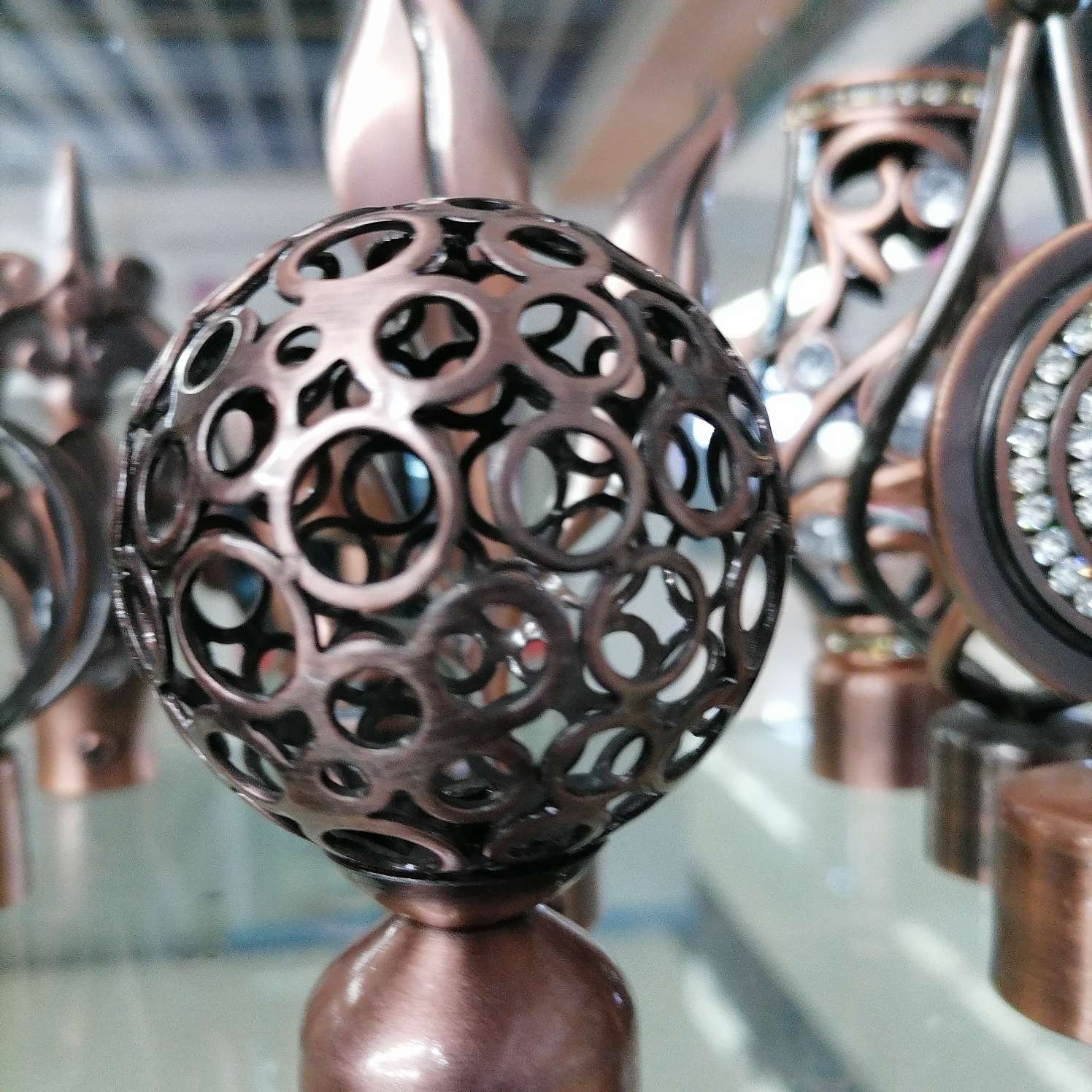 Curtain Accessories Telescopic Head Foreign Trade