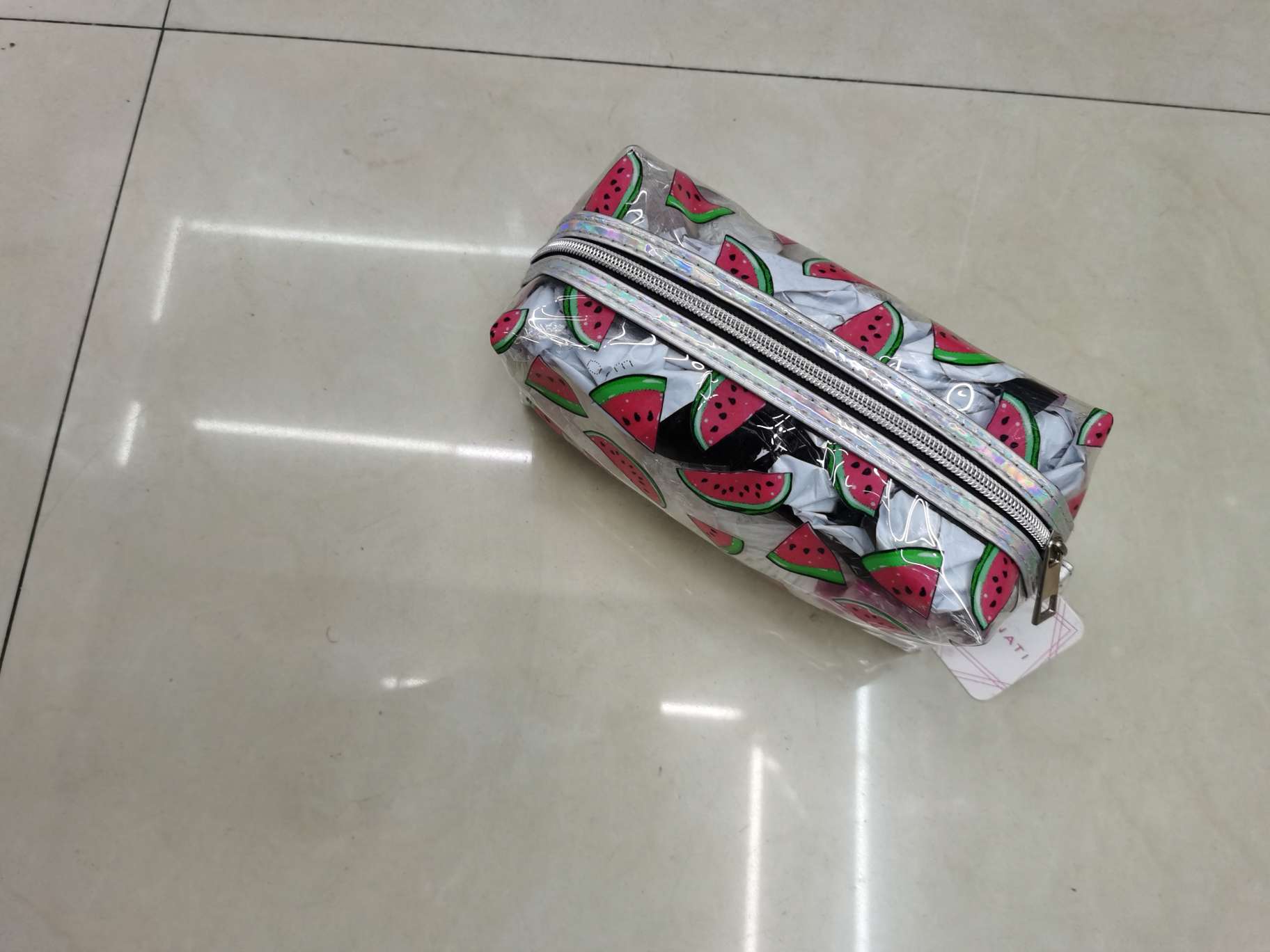 化妆包/化妆包带镜子/七彩化妆包/化妆品网纱包/化妆包网纱细节图