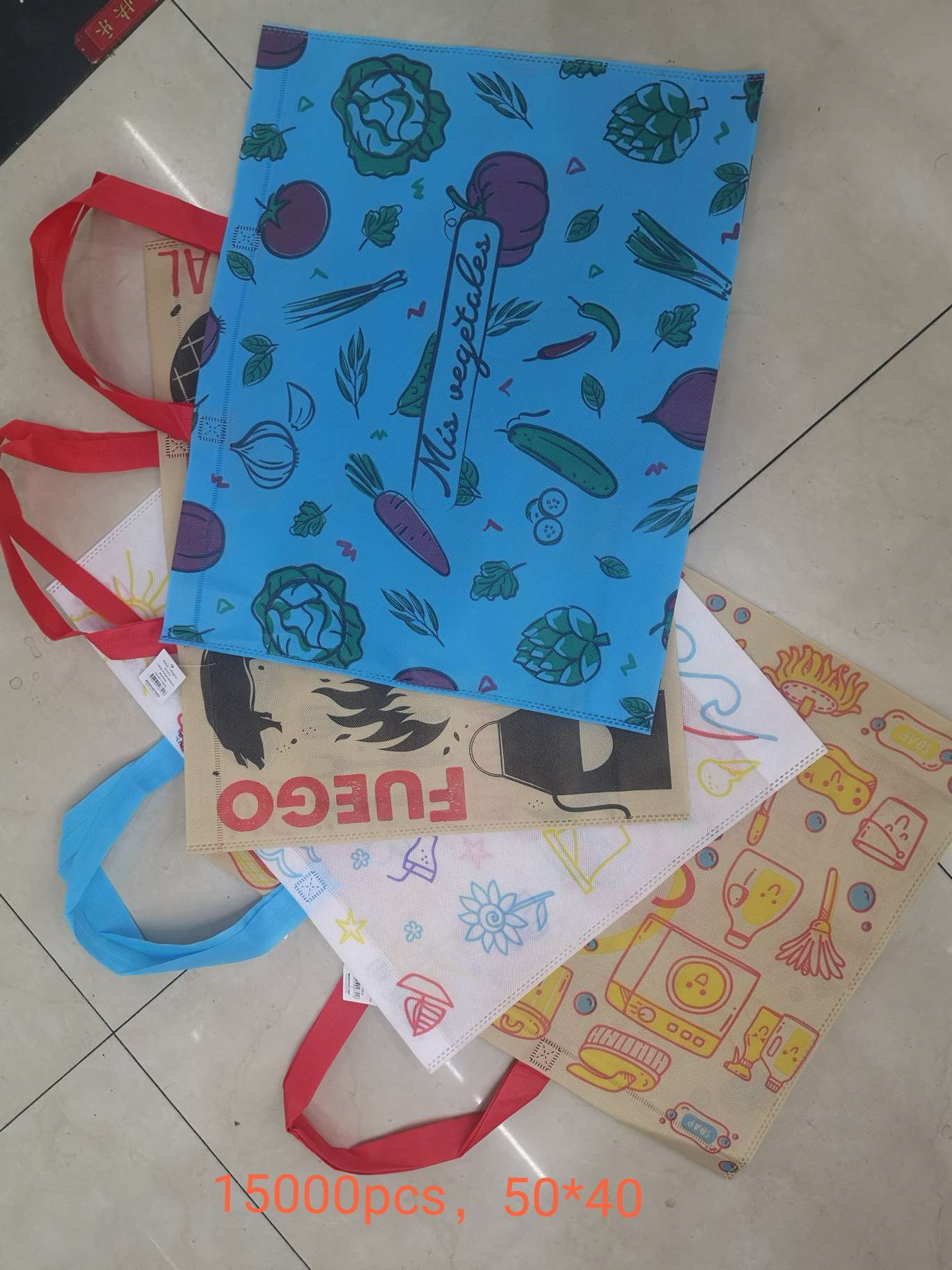 Factory direct sales of non-woven fabric, customizable printed heat-pressed bags and handbags full figure