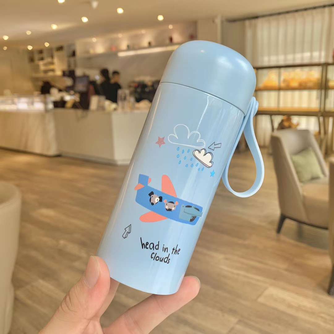 迷你杯QQ杯口袋杯不锈钢真空保温便携吊带杯旅行动物系列详情图1