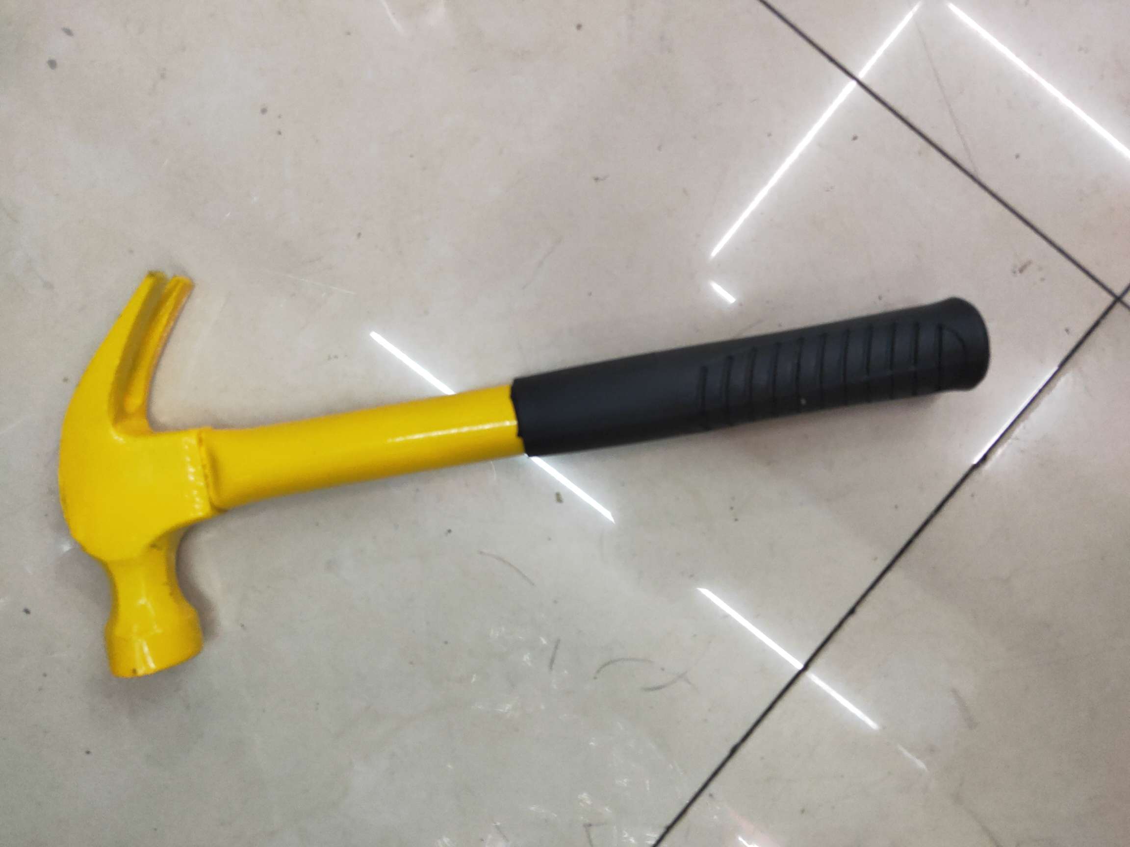 钢管柄羊角锤不锈钢柄铁锤子榔头起钉锤子连体高精度特钢