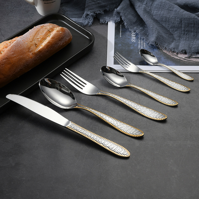 厂家直销201不锈钢刀叉勺套装西餐酒店牛排刀叉勺子详情图1