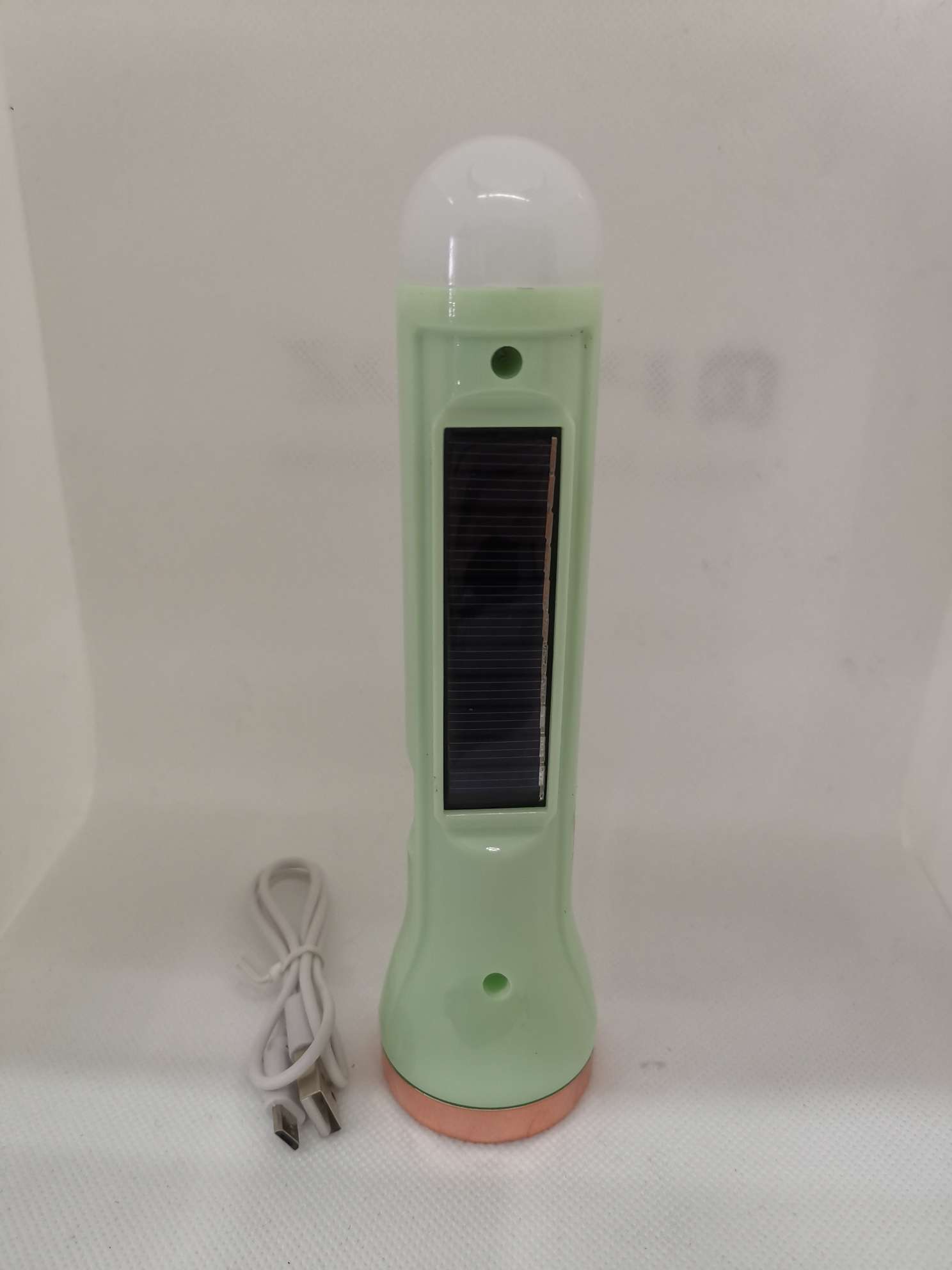 USB solar + charging dual use