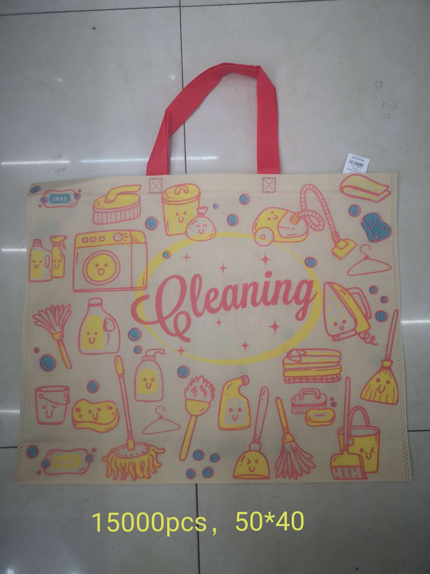 Factory direct sales of non-woven fabric, customizable printed heat-pressed bags and handbags Specification drawing