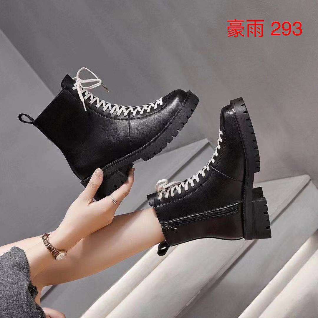 Genuine leather Martin boots details Picture