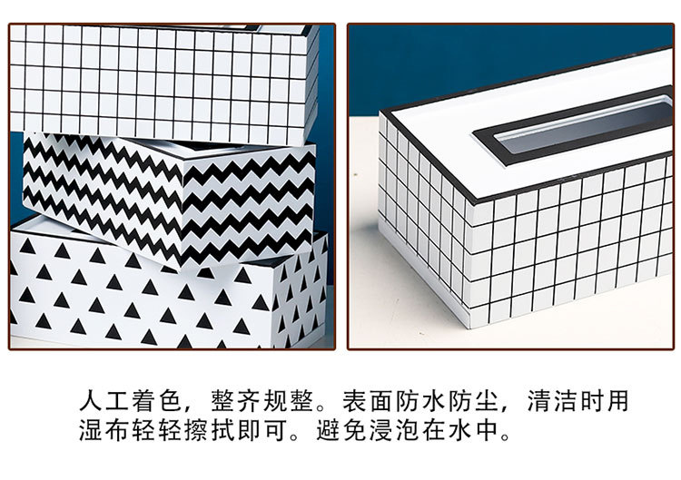 欧式木质纸巾盒餐巾纸盒详情图4