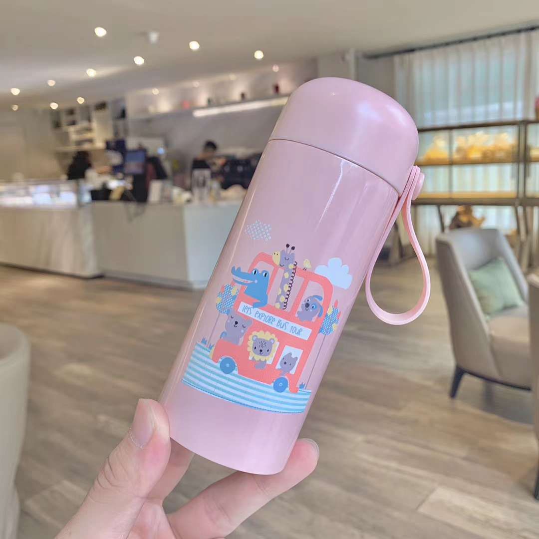 迷你杯QQ杯口袋杯不锈钢真空保温便携吊带杯旅行动物系列详情图3