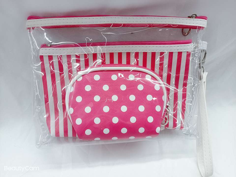 2020年 新款化妆包 笔袋  公文包 三件套化妆包， 小零钱包 厂家直销