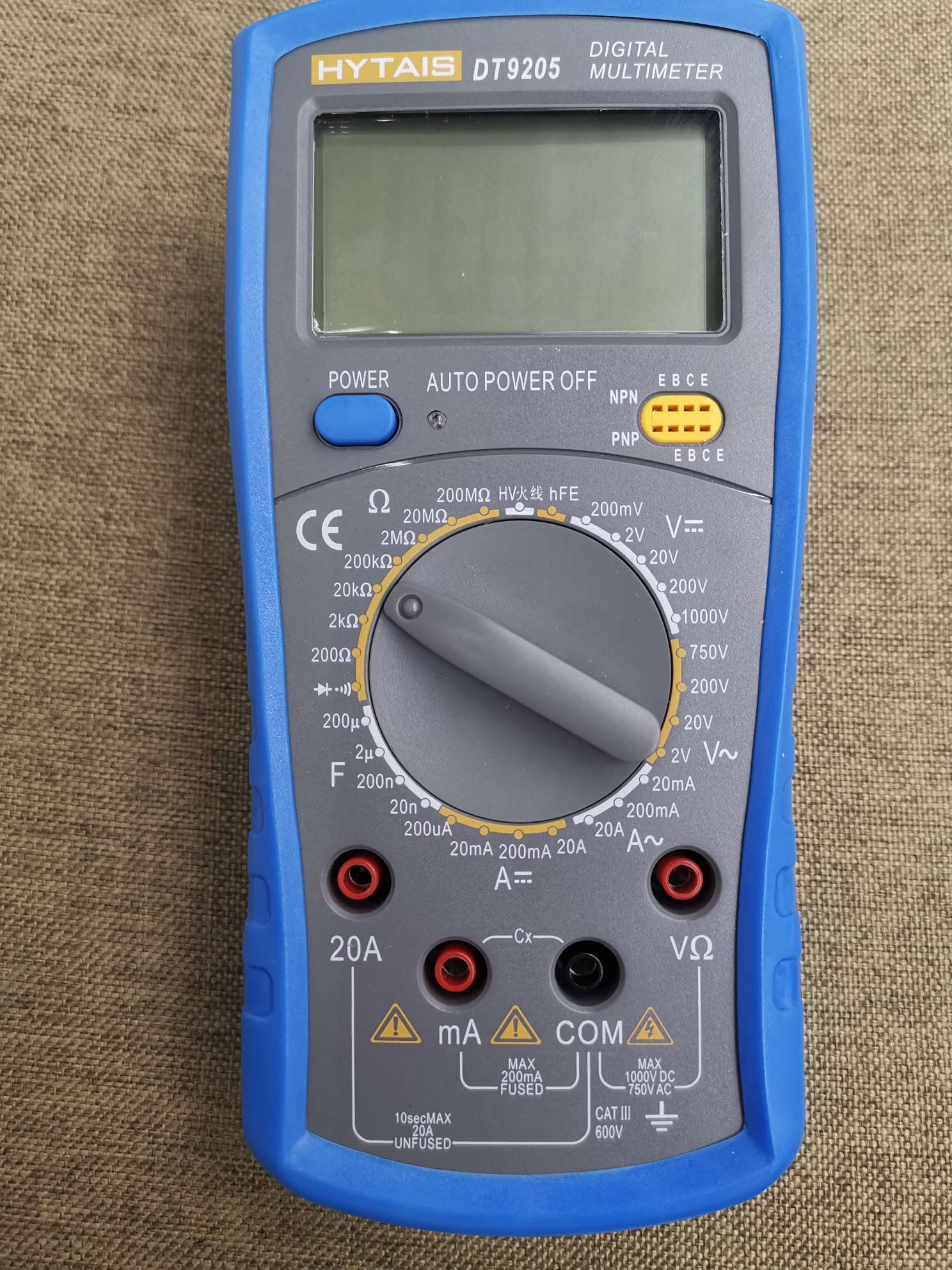 DT9205万用表细节图