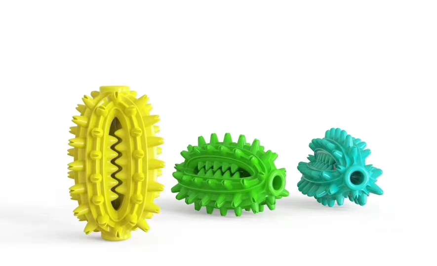 A variety of product configuration, prickly pear dog toothbrush, both ends through, can be easily matched with molar rope or suction cup, combined into a variety of configuration of dog toys, to prevent selling! The product uses me details Picture