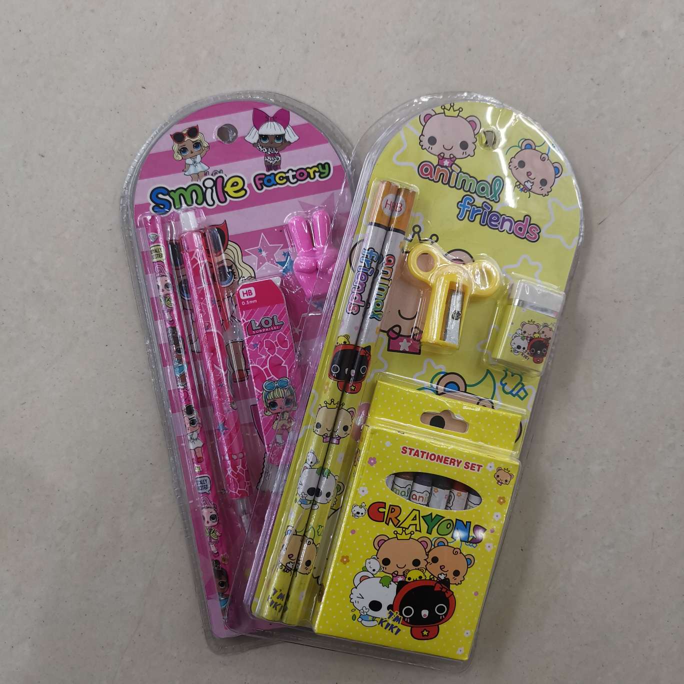 7件套简单组合文具