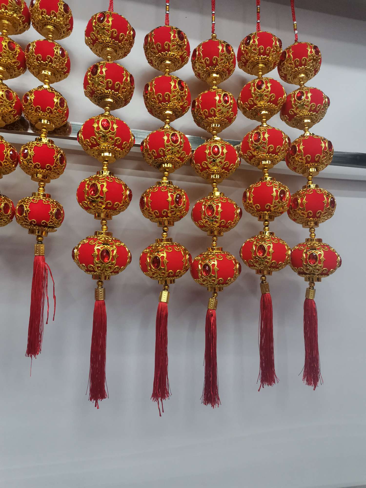 Lantern water diamond, big red lantern factory direct sales, flocking, congratulations and prosperity, good products from Yiwu