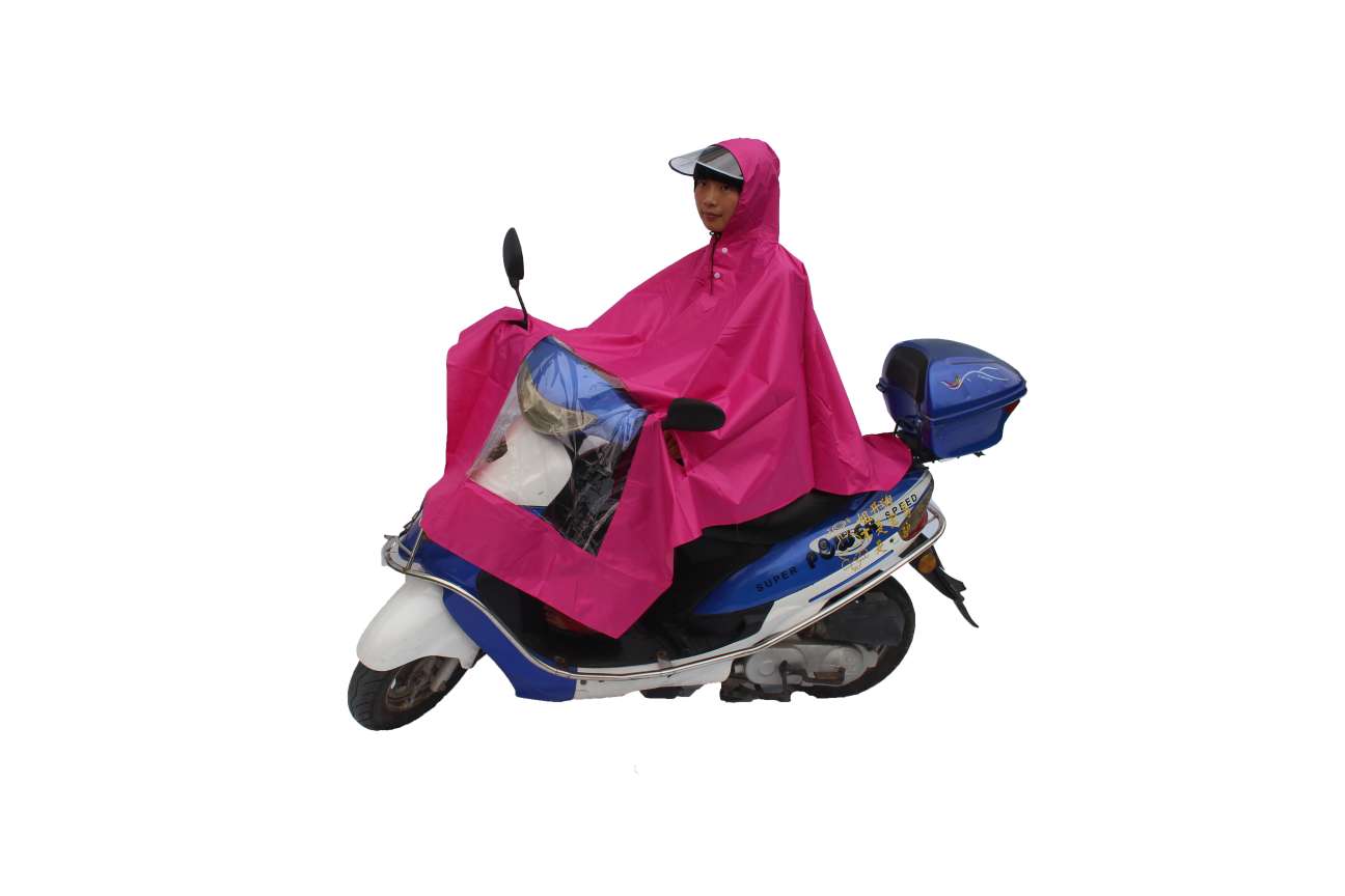 Electric vehicle single-person raincoat