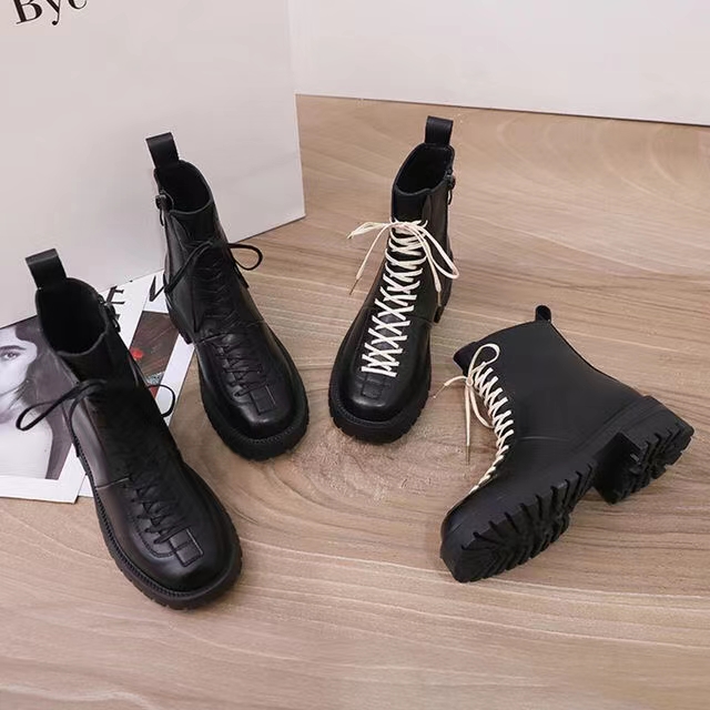 Genuine leather Martin boots