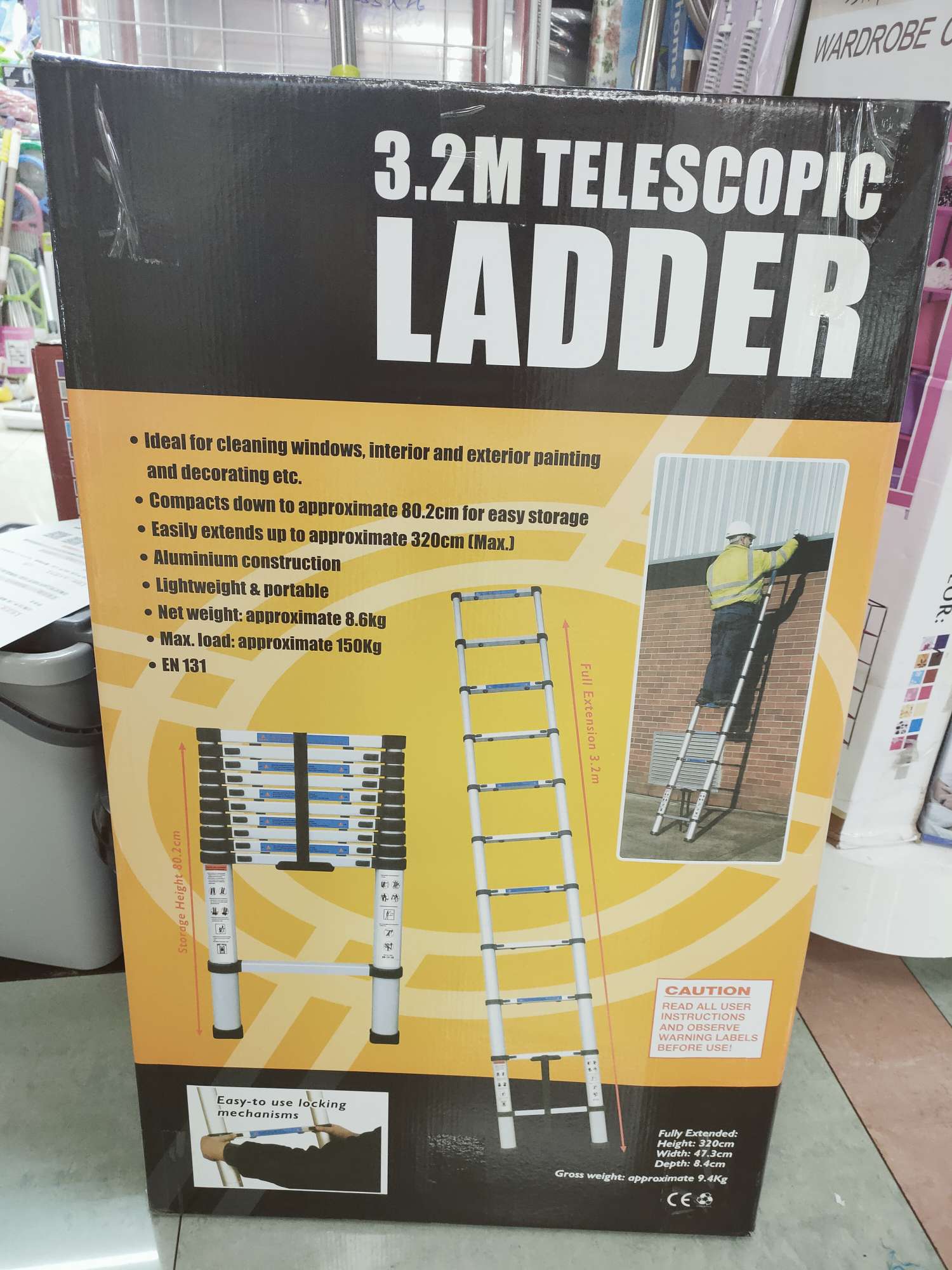 家用伸缩梯3.2米
