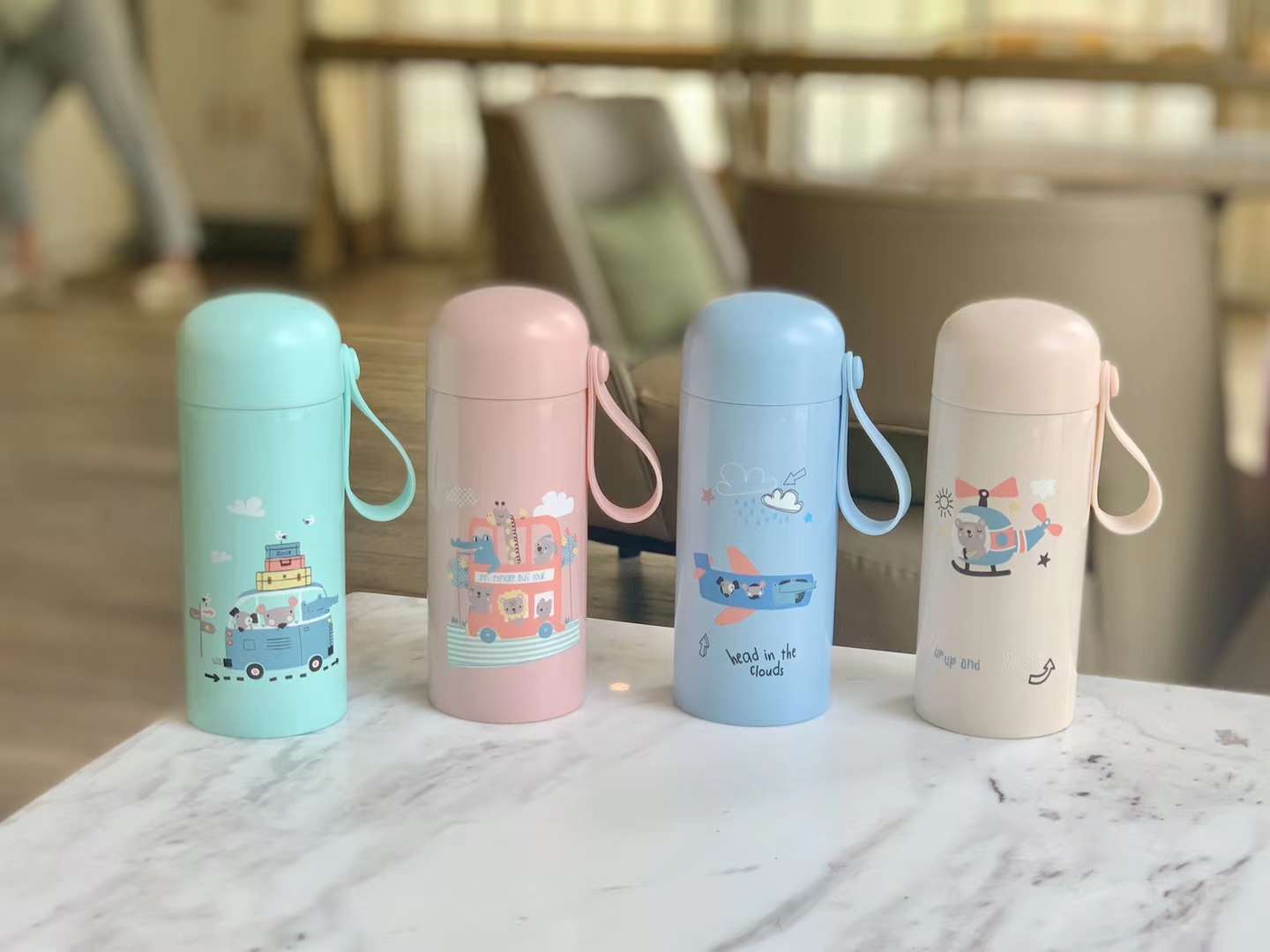 迷你杯QQ杯口袋杯不锈钢真空保温便携吊带杯旅行动物系列详情图4