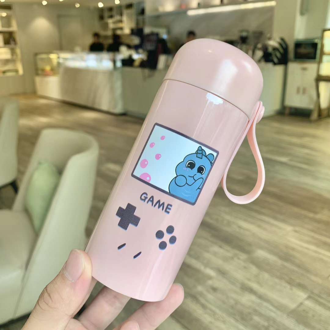 迷你杯QQ杯口袋杯不锈钢真空保温便携吊带杯旅行动物系列详情图6