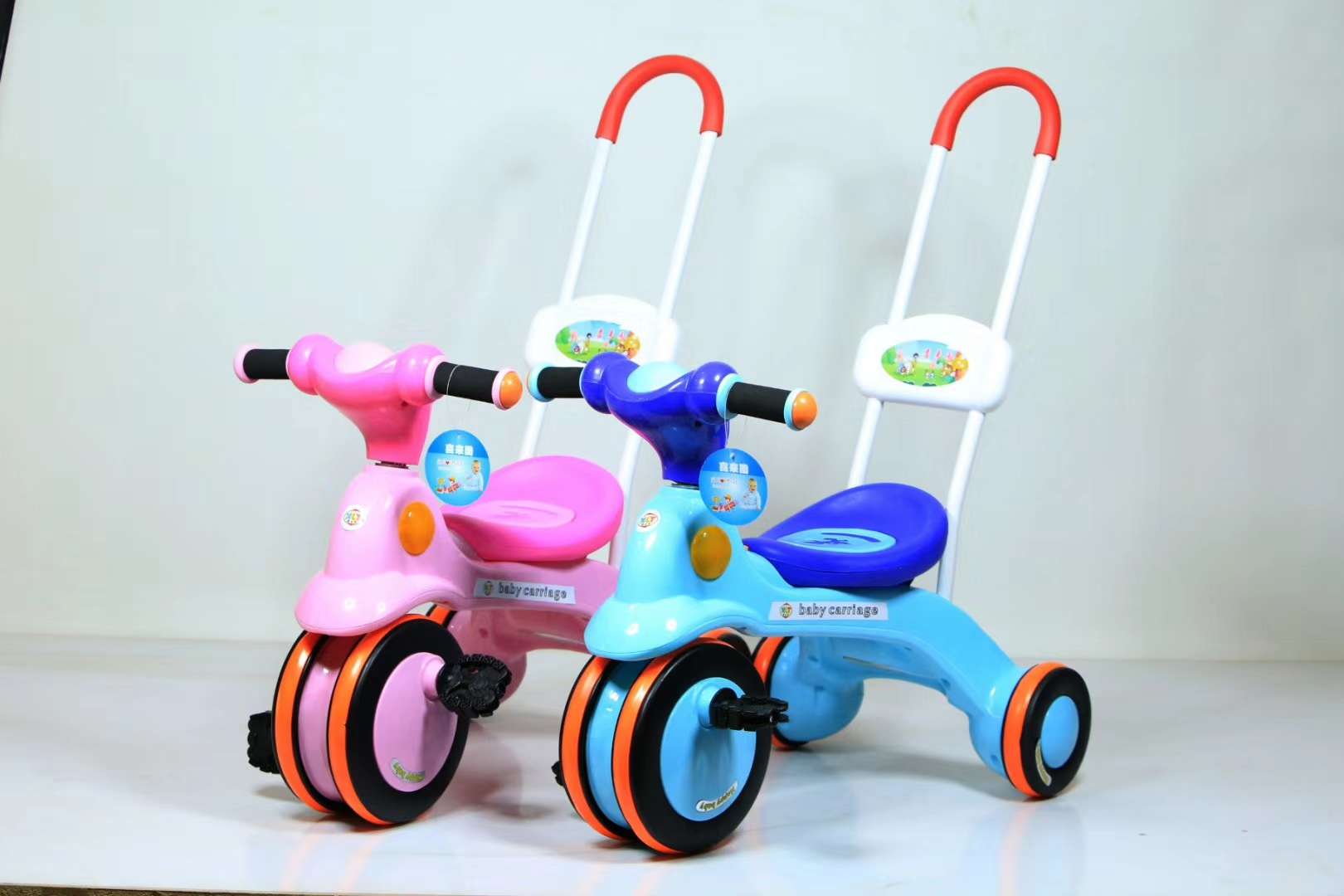 Children's tricycle push rod 588A, children's cart, toy cart, summer trolley