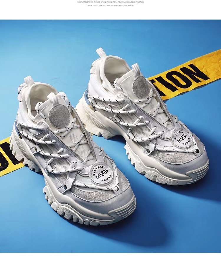 Sneaker trend lace-up shock daddy shoes