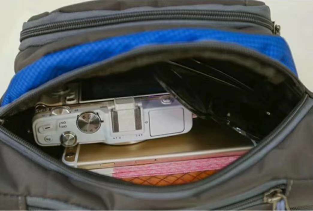 男士腰包实物图