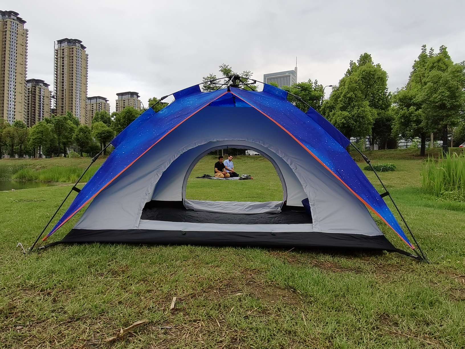 Starry Sky double-layer automatic tent detail image 8