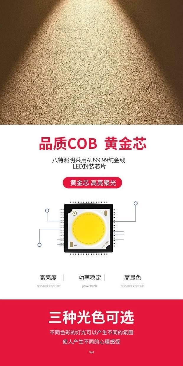 Anti-glare cob wall-washing lights, spotlights and ceiling lights are embedded in 5W, 7W, 10W, 15W, 20W and 30W household projects Application Scenario