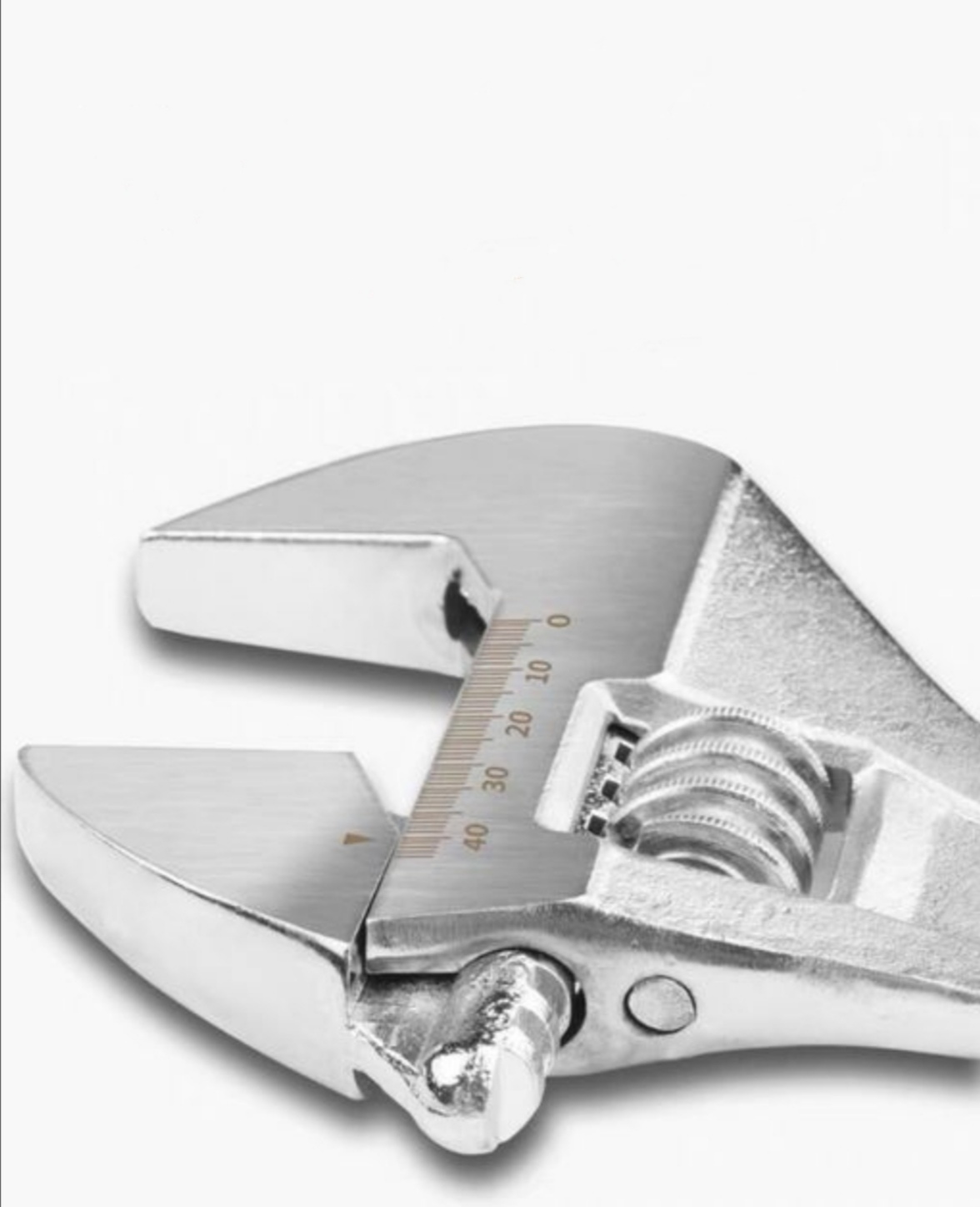 活动扳手多功能开口扳手五金工具锻打材质10寸活动扳手插卡包装产品图