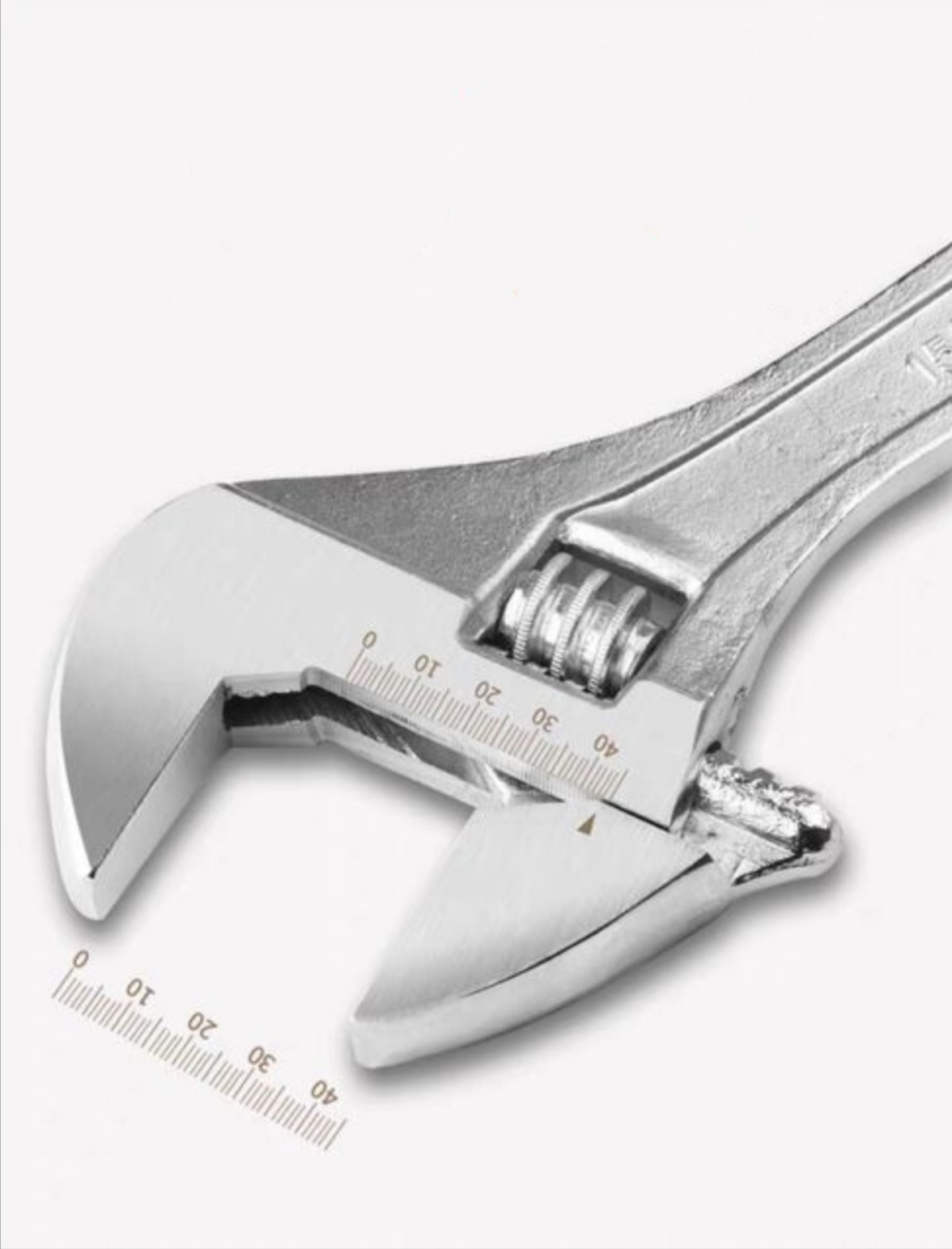 活动扳手多功能开口扳手五金工具锻打材质10寸活动扳手插卡包装详情图7