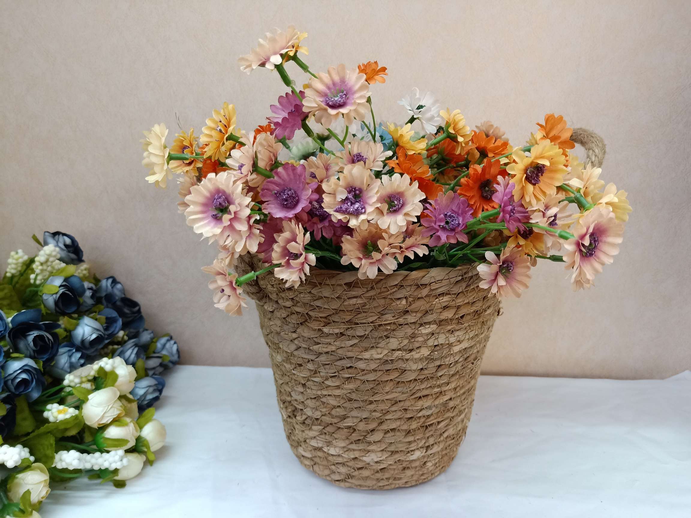 手串/菩提根/布手提包/塑料水果模型/坐垫布艺亚麻蒲团产品图