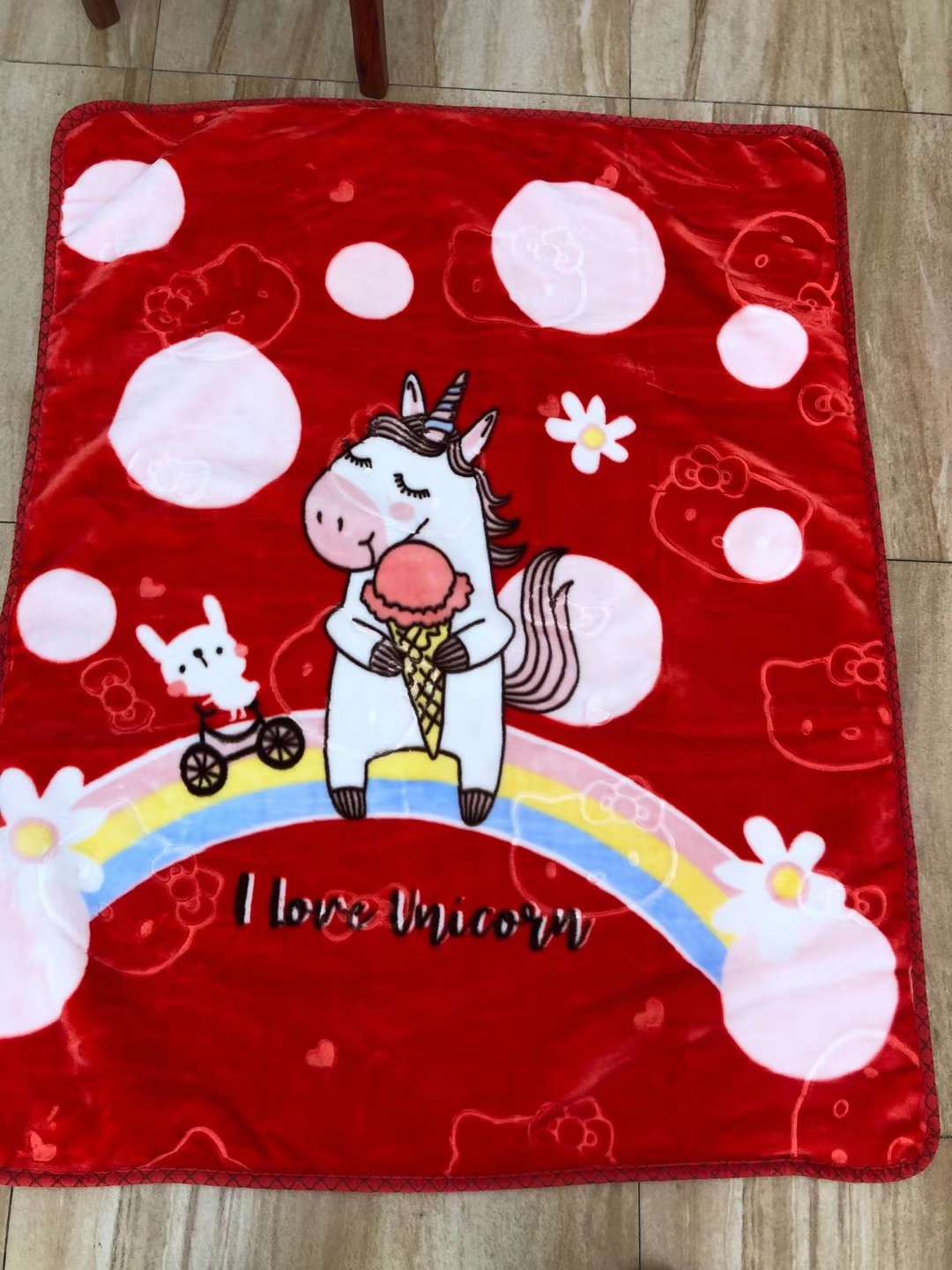 100*130 high-end children's cloud blankets, baby blankets and infant bedding Application Scenario