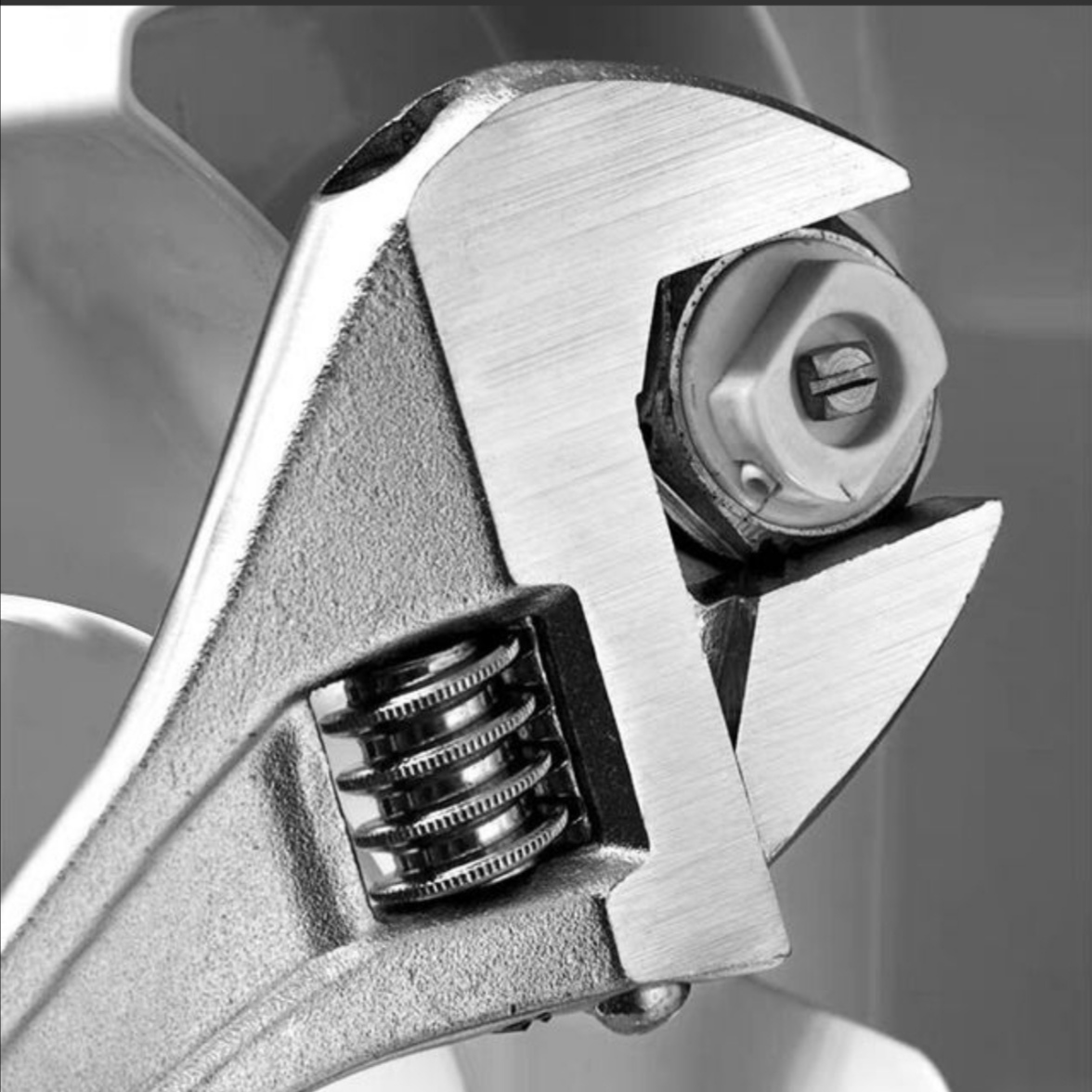 活动扳手多功能开口扳手五金工具锻打材质10寸活动扳手插卡包装详情图8