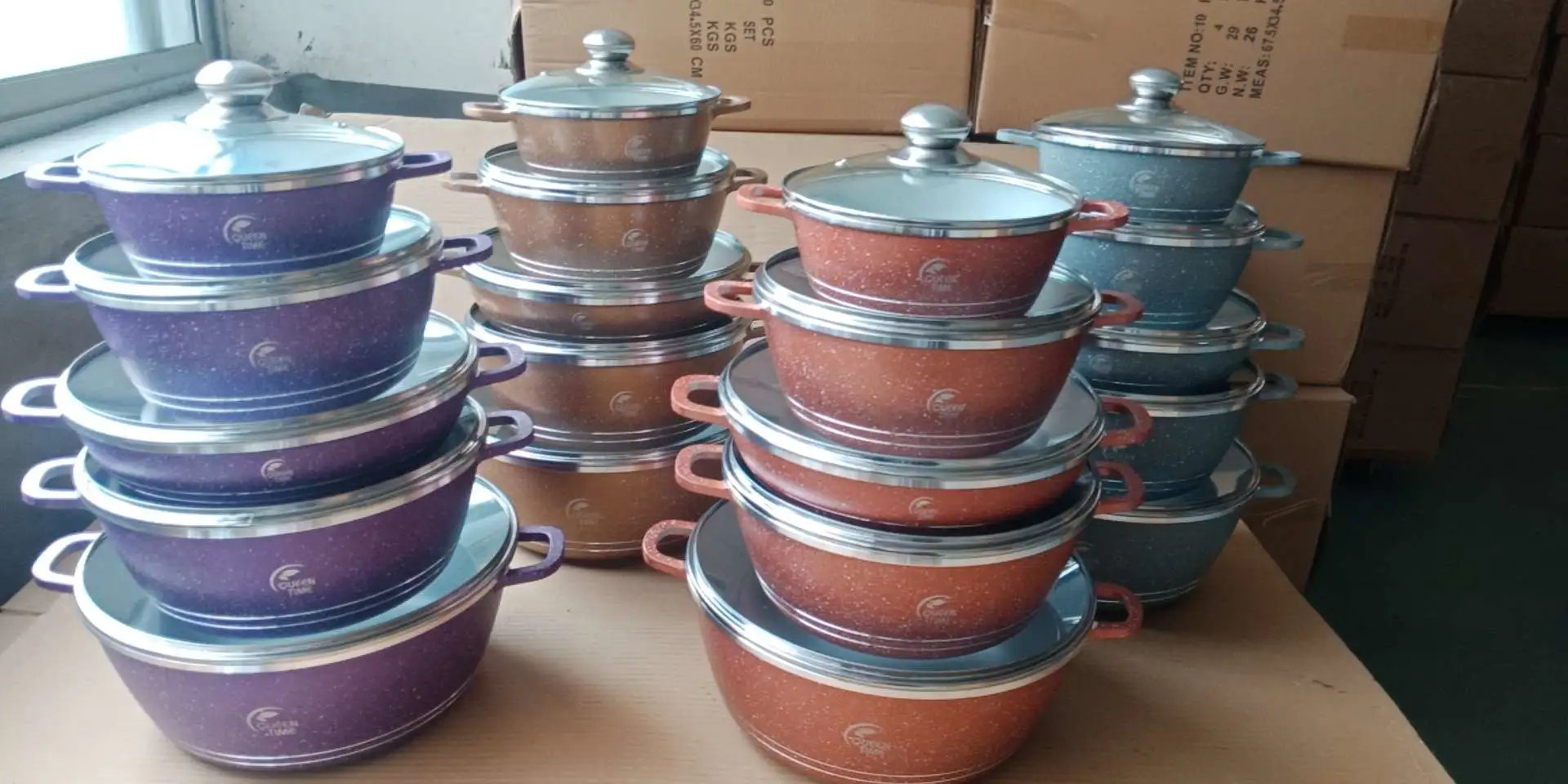 20,24,28,32 soup POTS, 28 frying pan set detail image 1