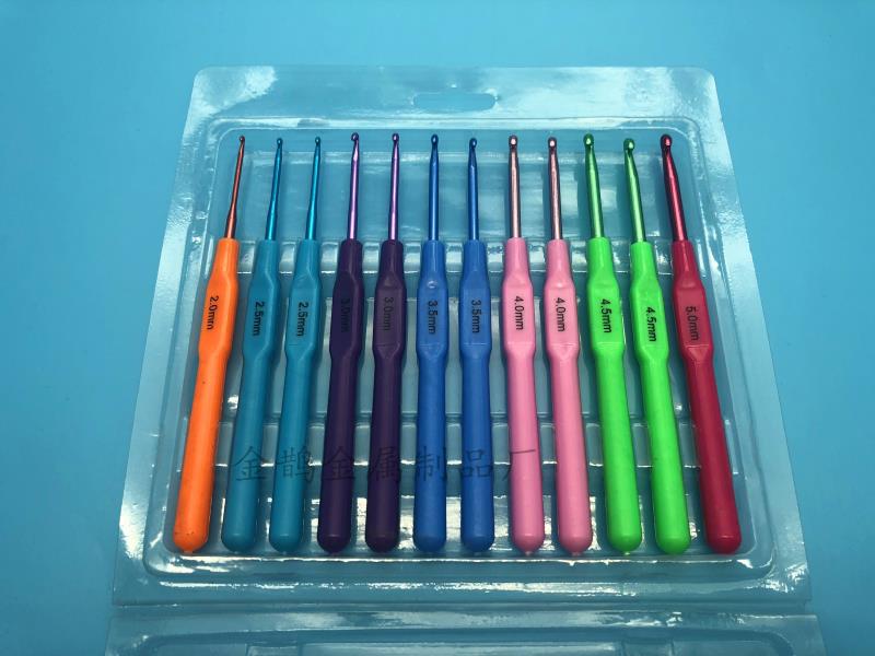 塑料炳彩色钩针