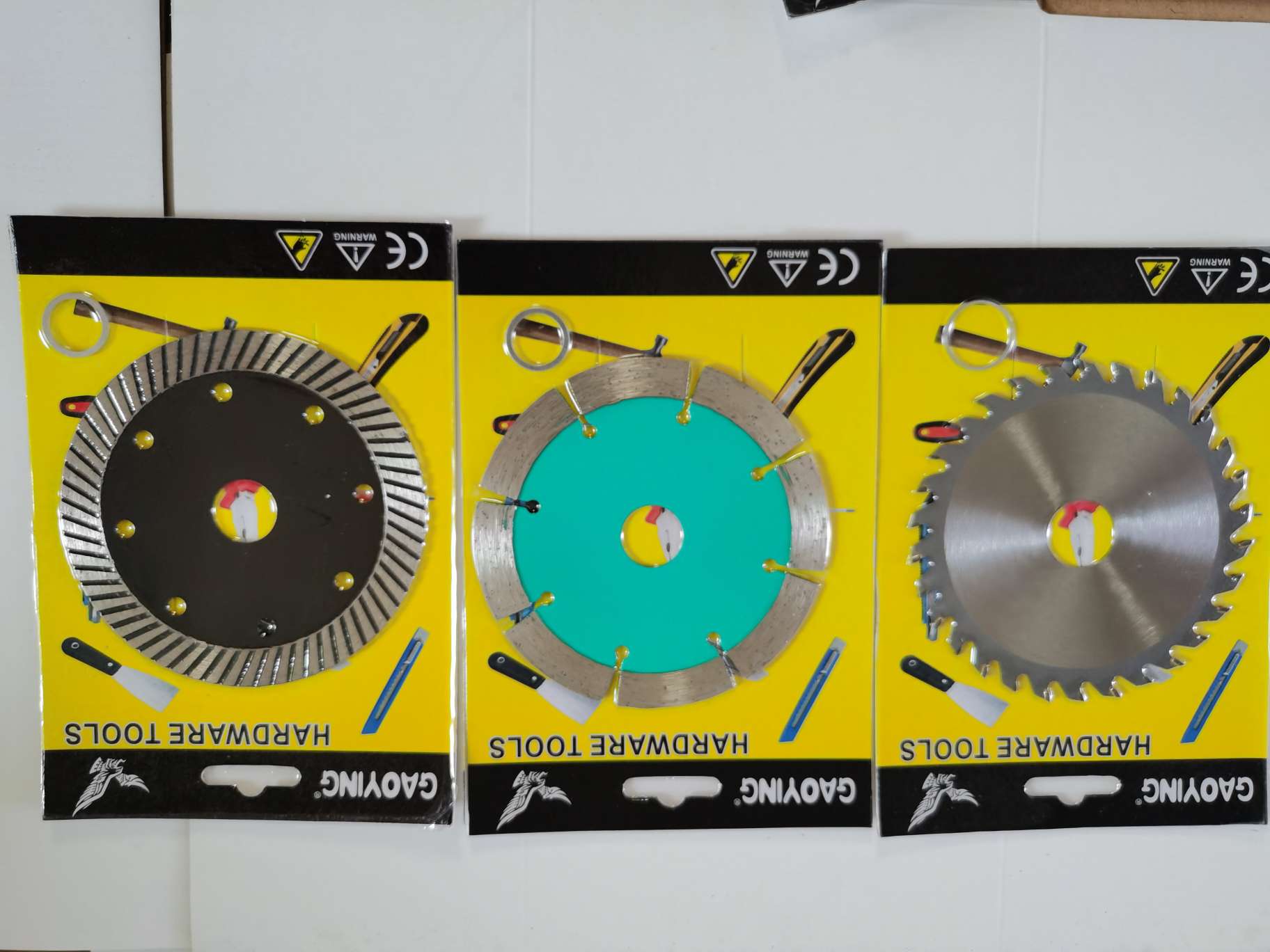 Diamond saw blade Cutting blade Cutting machine Angle grinding blade grinding wheel blade Woodworking saw blade Ceramic saw blade Specification drawing