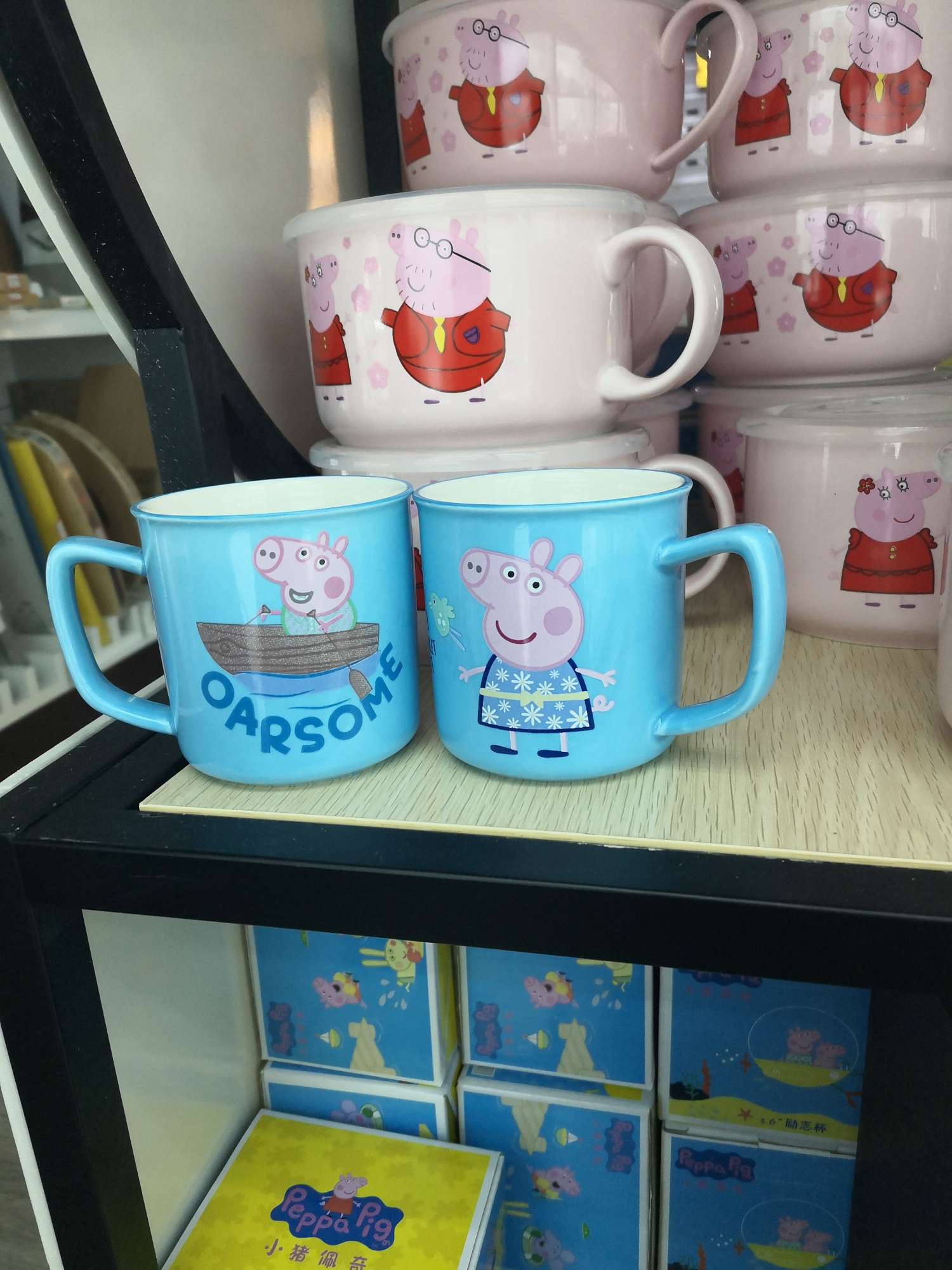 Licensed Peppa Pig 3.2 Inch Inspirational Cup Set Two Patterns Random Hair details Picture