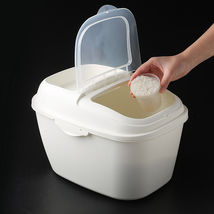米桶家用防虫防潮密封装米箱面粉储存罐收纳米缸带盖20斤加厚塑料 256  076
