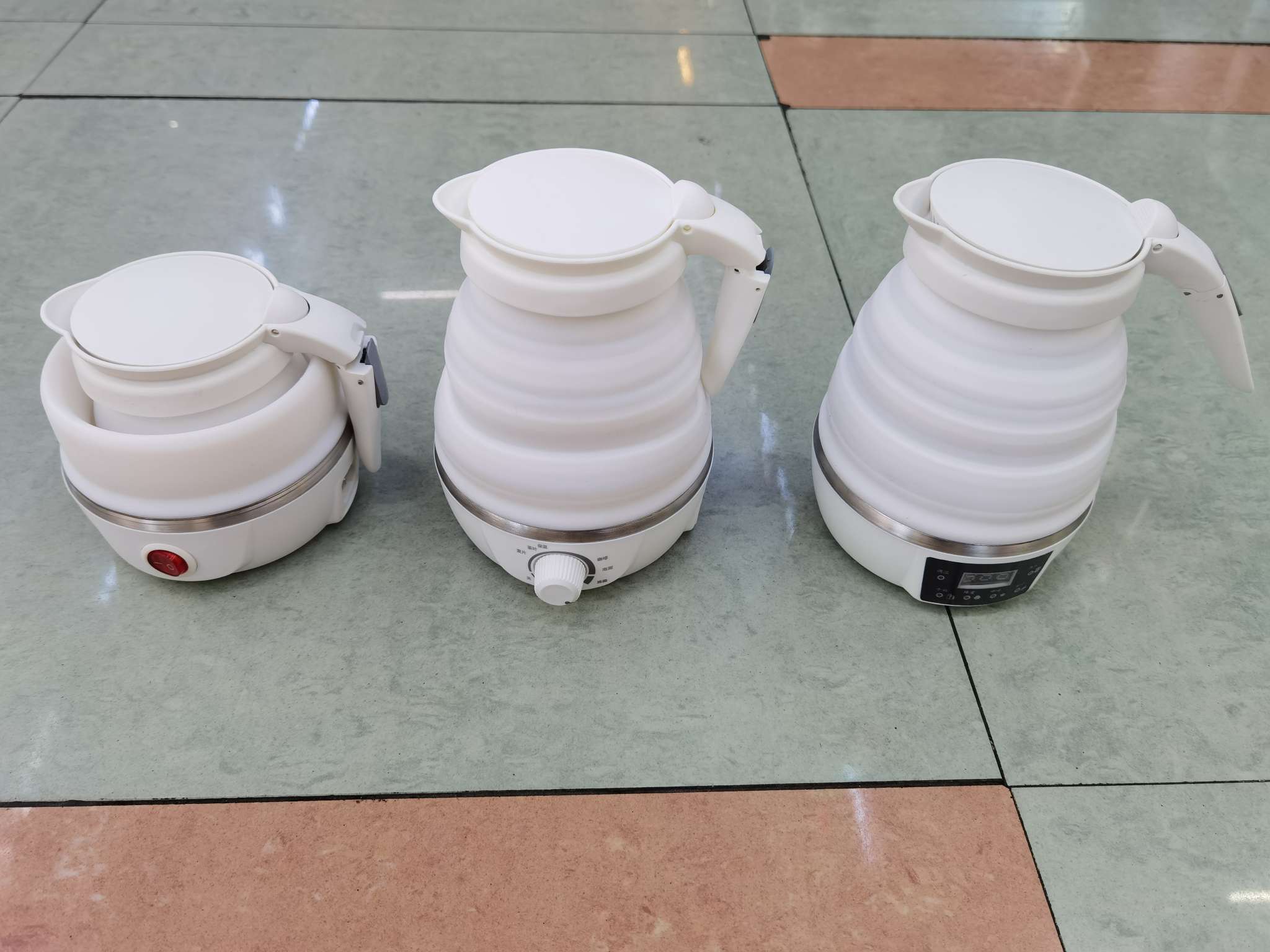 烧水壶旅行折叠式硅胶电热水壶可折叠恒温迷你保温电水壶详情图15