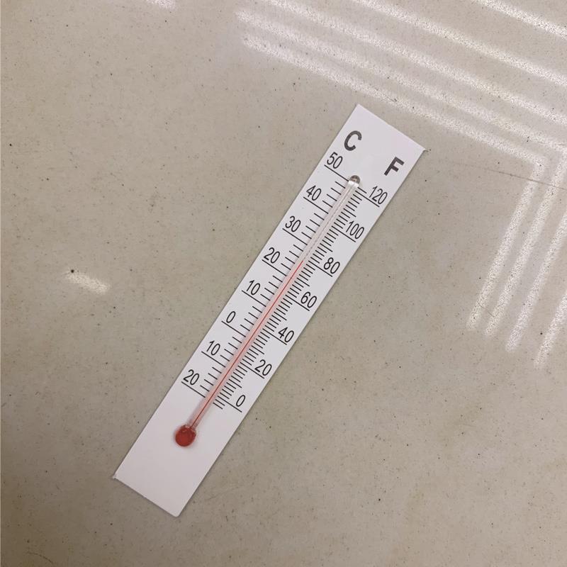 纸卡温度计棒式玻璃温度计不干胶温度计温度计纸片8.5*1.5CM详情图3